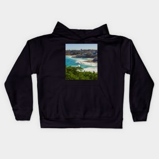 Bondi Beach to Coogee Beach walk, Sydney, NSW, Australia Kids Hoodie